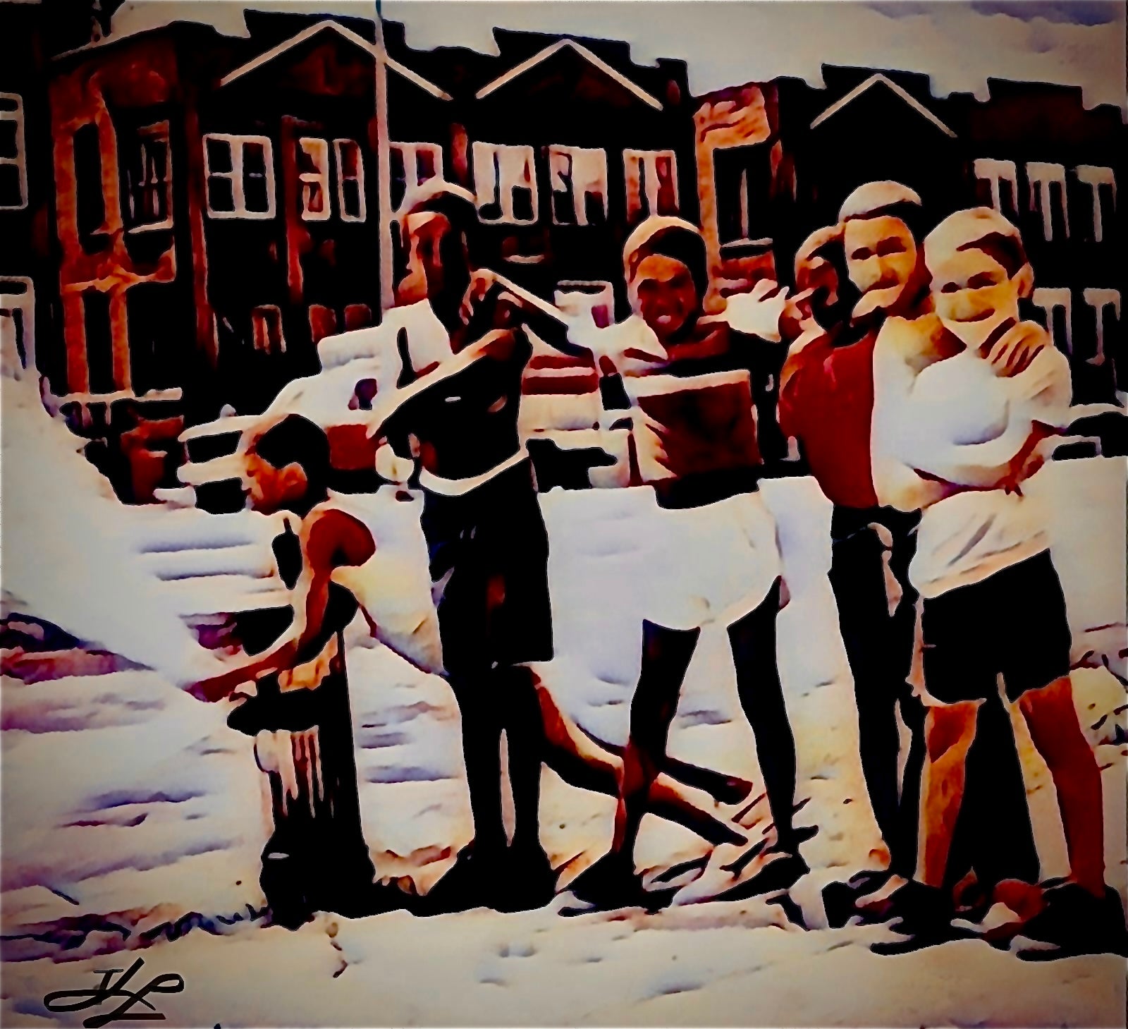 Cooling Down At The Johnny Pump